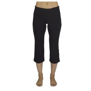 Jockey Slim Fit Flare Leg Black Capri Leggings
